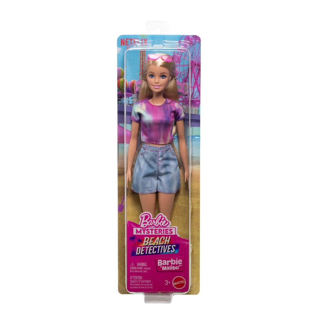 Barbie Plażowi Detektywi Barbie Malibu Lalka podstawowa Zabawka filmowa 3+