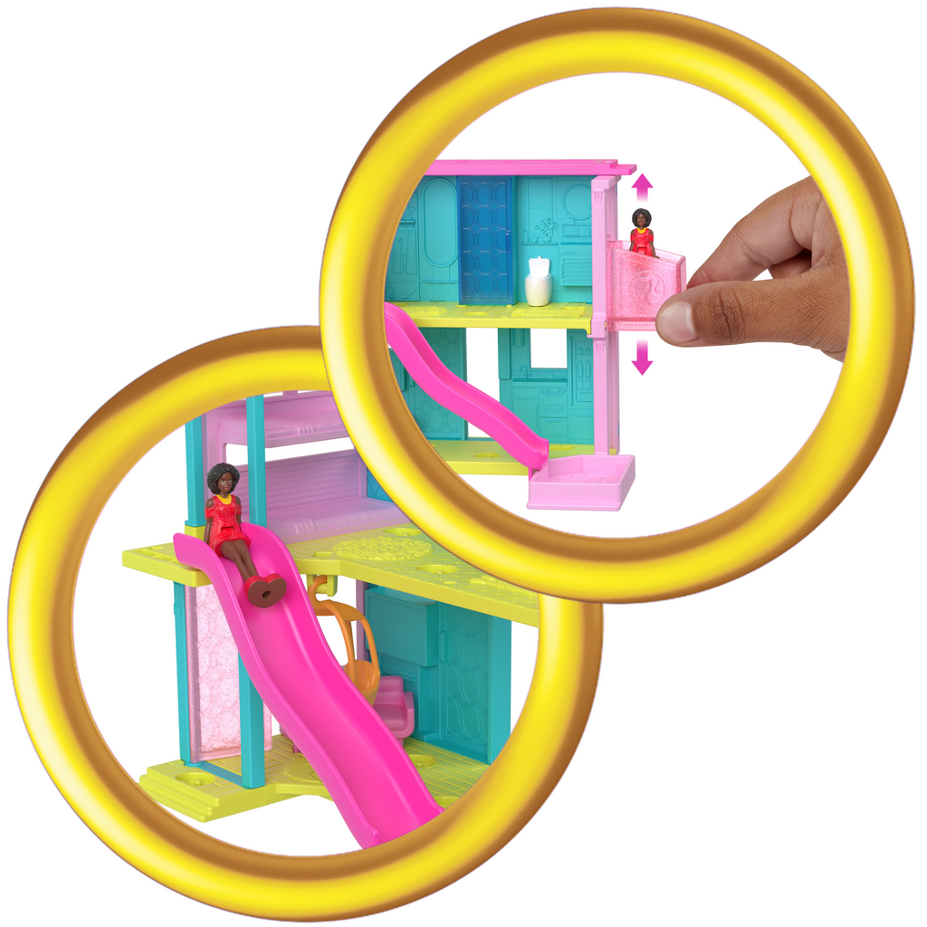 Conjuntos De Juego De Casa De Muñecas De Mini Barbieland De Barbie Con Muñeca De 3,81 Cm, Muebles Y Accesorios (Los Estilos Pueden Variar)