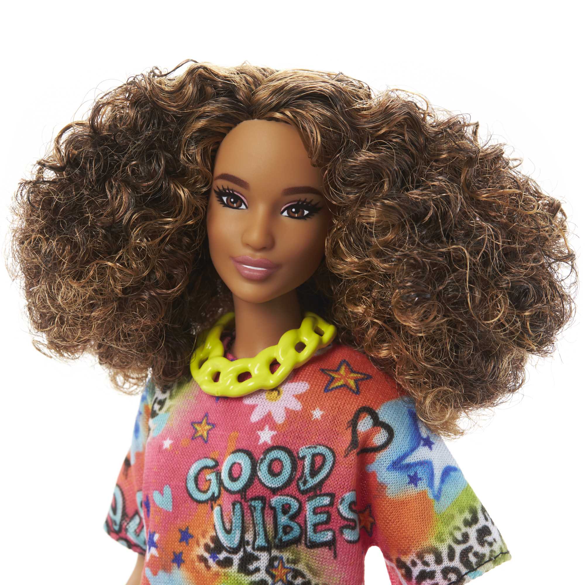 Barbie-Puppe, Brünett Mit Graffiti-Kleid, Barbie Fashionistas