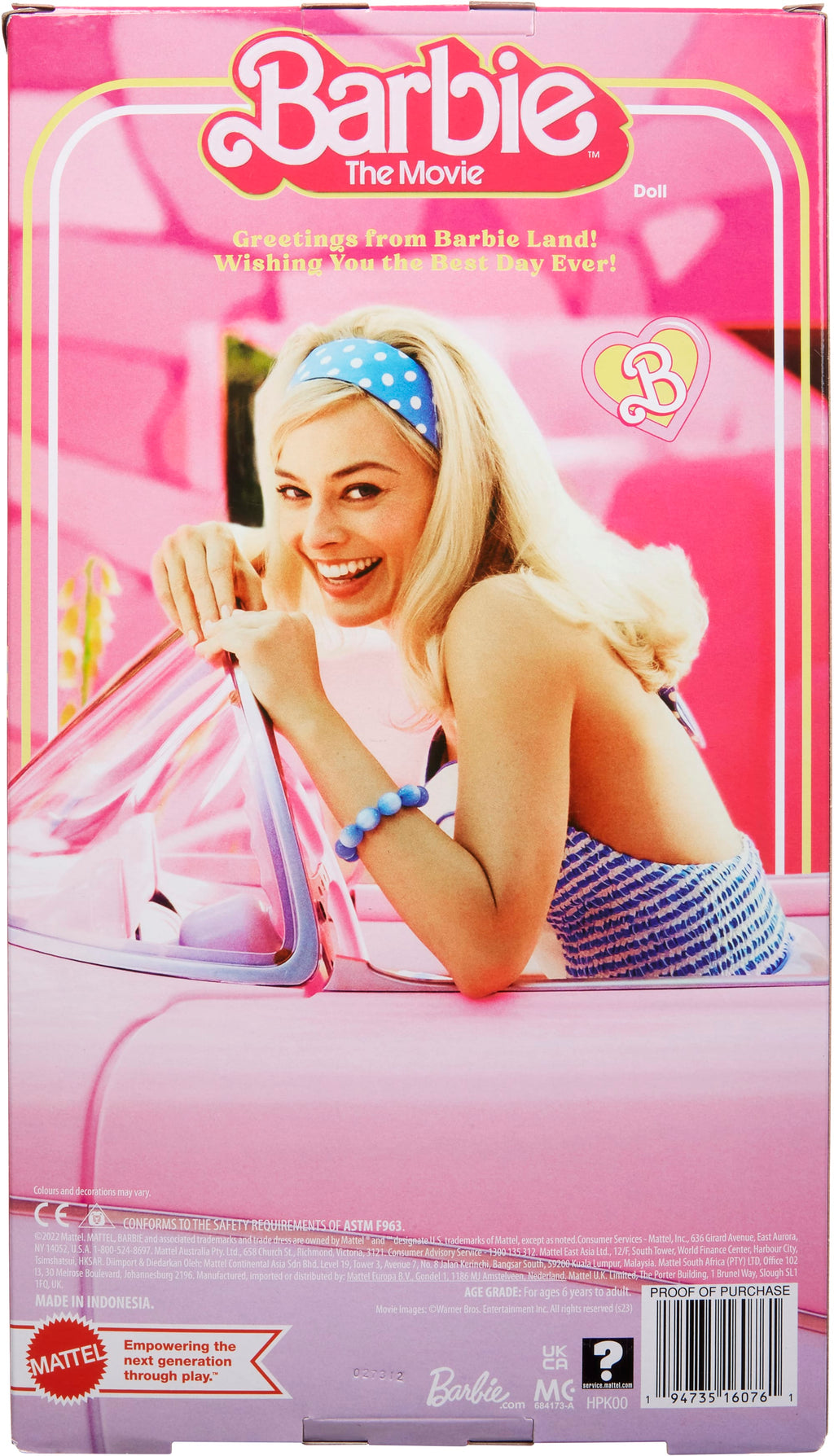 Barbie - Poupée Barbie Tenue Western Rose - Poupée Mannequin - 6 Ans Et +