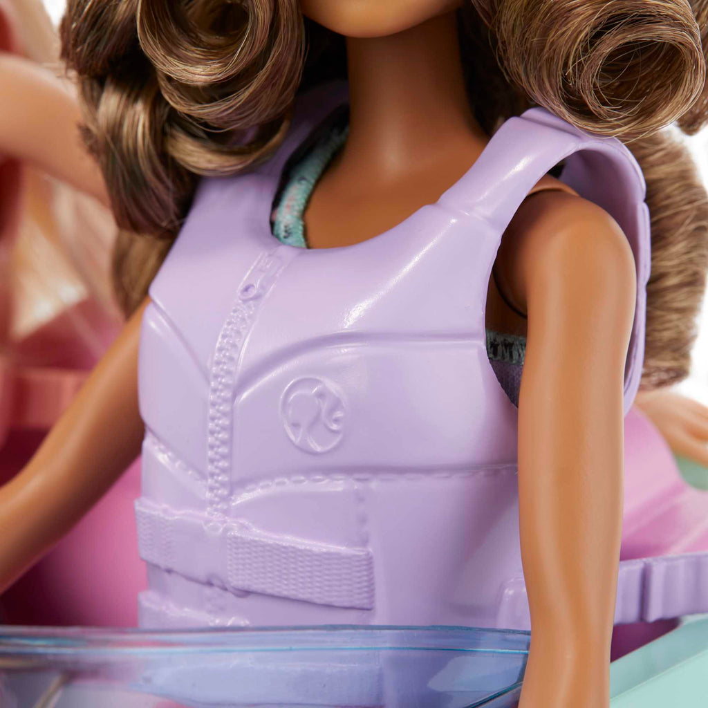 Barbie® Przejażdżka 2 lalki + samochód + motorówka Zestaw