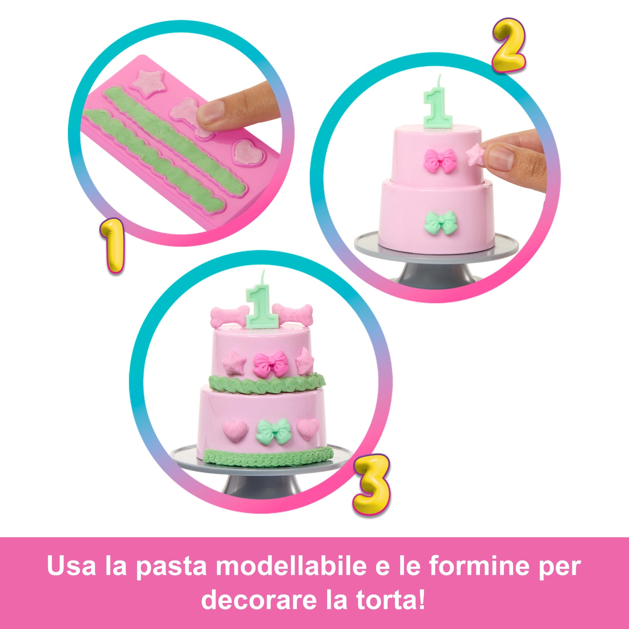 Barbie Party Unboxed, Serie Compleanno Del Cucciolo, Bambola Shimmerin’ Hearts E Accessori, Con 10 Sorprese