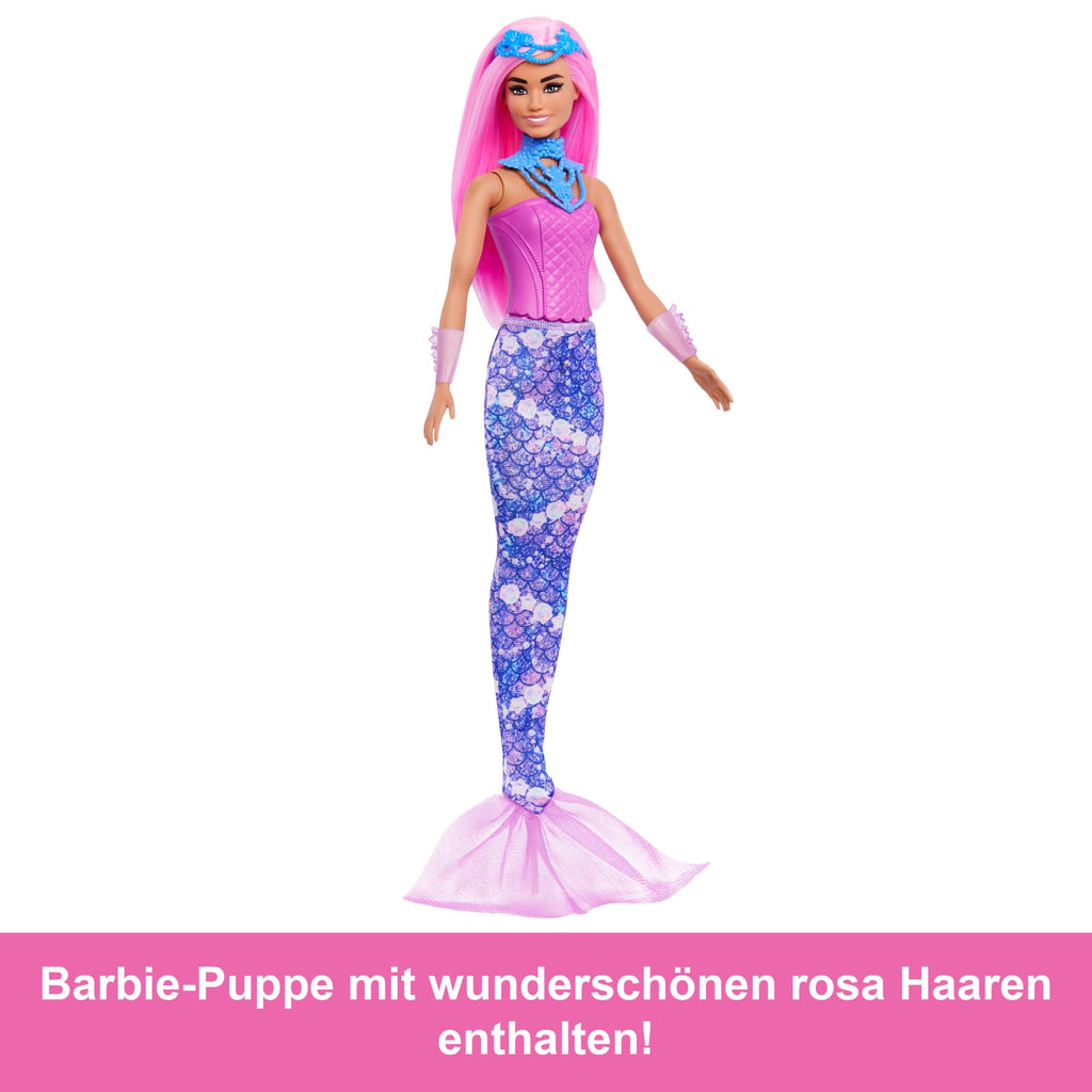 Barbie-Adventskalender Mit Modepuppe Und 24 Überraschungs-Accessoires Mit Einhorn Und Tieren