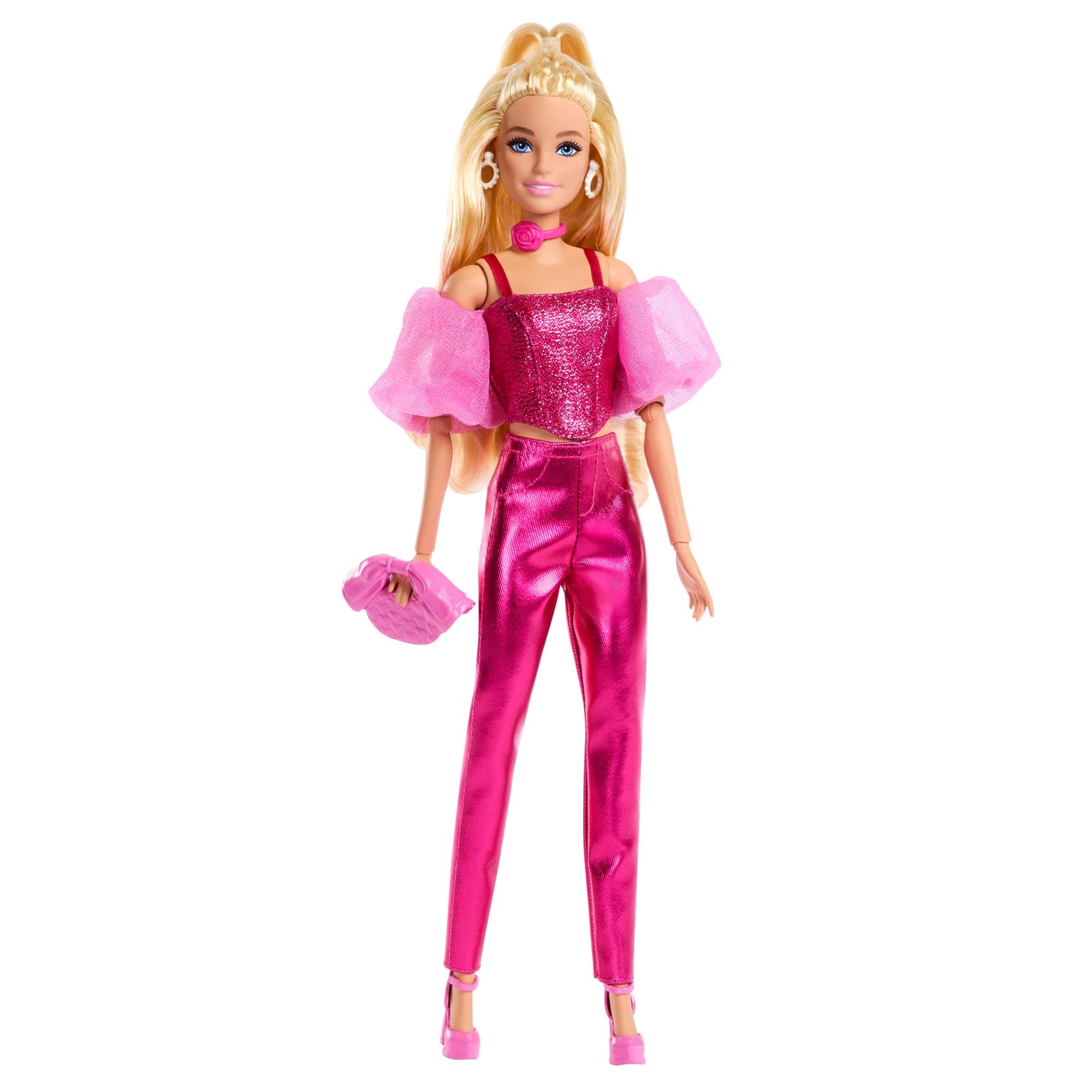 Barbie Deluxe Style Lalka modowa #5 Różowy gorset z bufkami Zabawka 4+