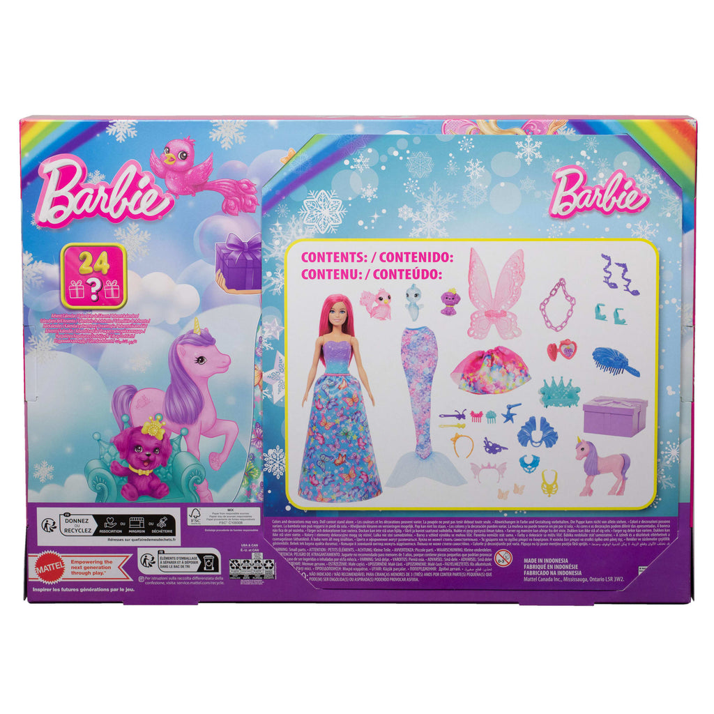 Barbie-Calendrier De L’Avent Barbie Dreamtopia-Poupée Et Accessoires