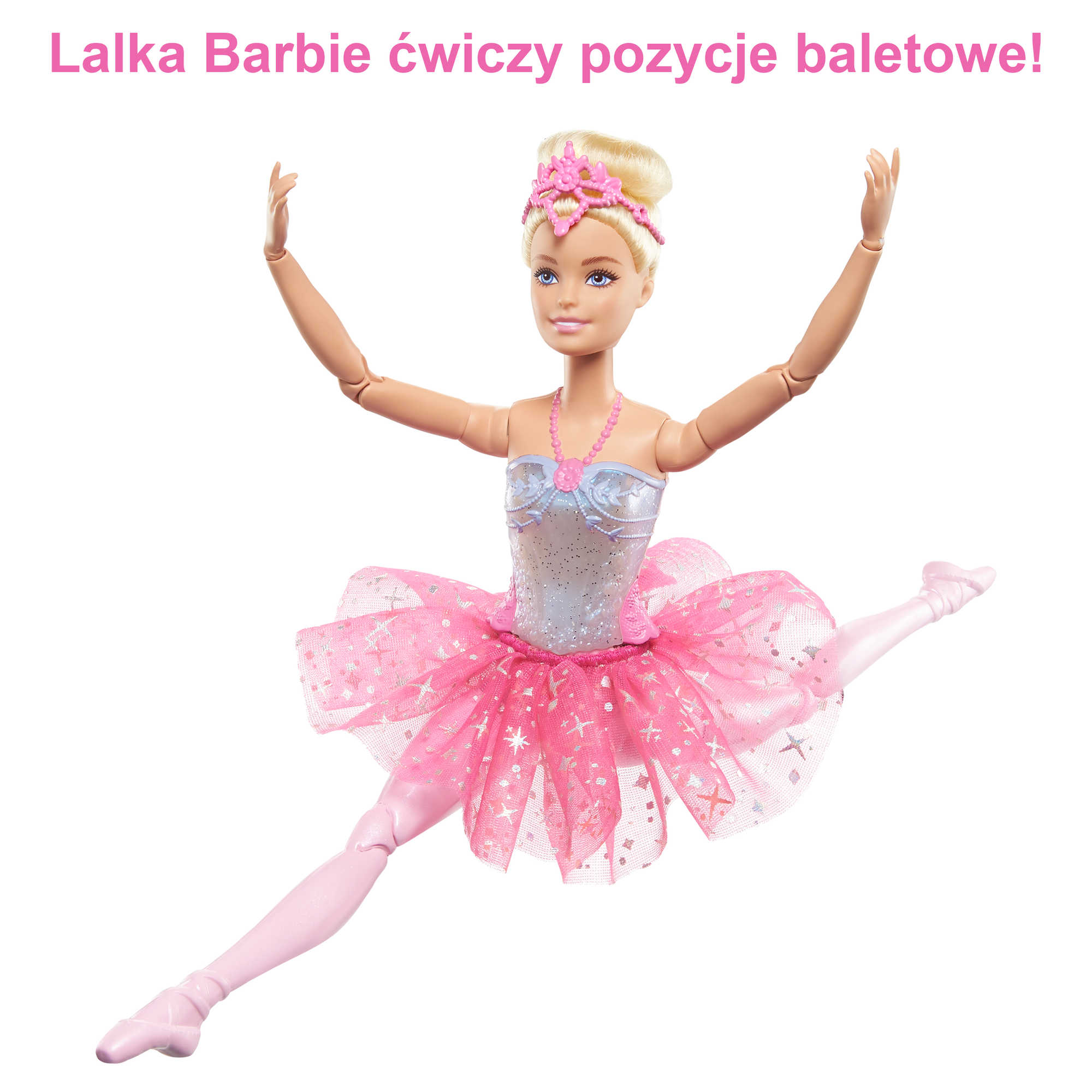 Barbie Baletnica Magiczne światełka Lalka Blondynka