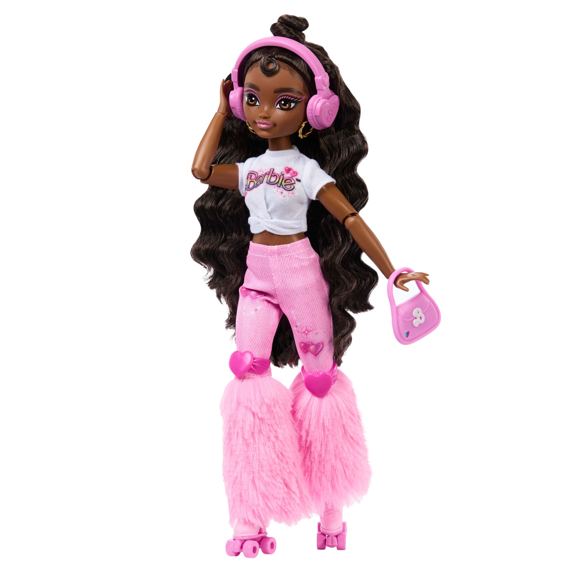 Rüya Arkadaşlar Patenci Barbie 'Brooklyn' Bebek Ile Müzik Ve Video Temalı 9 Aksesuar