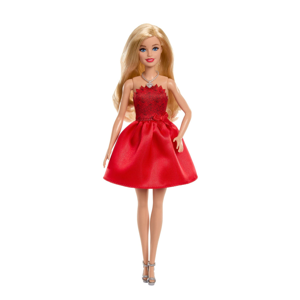 Barbie-Poupée Spécial 80Ème Anniversaire De Mattel-Avec Robe Rouge