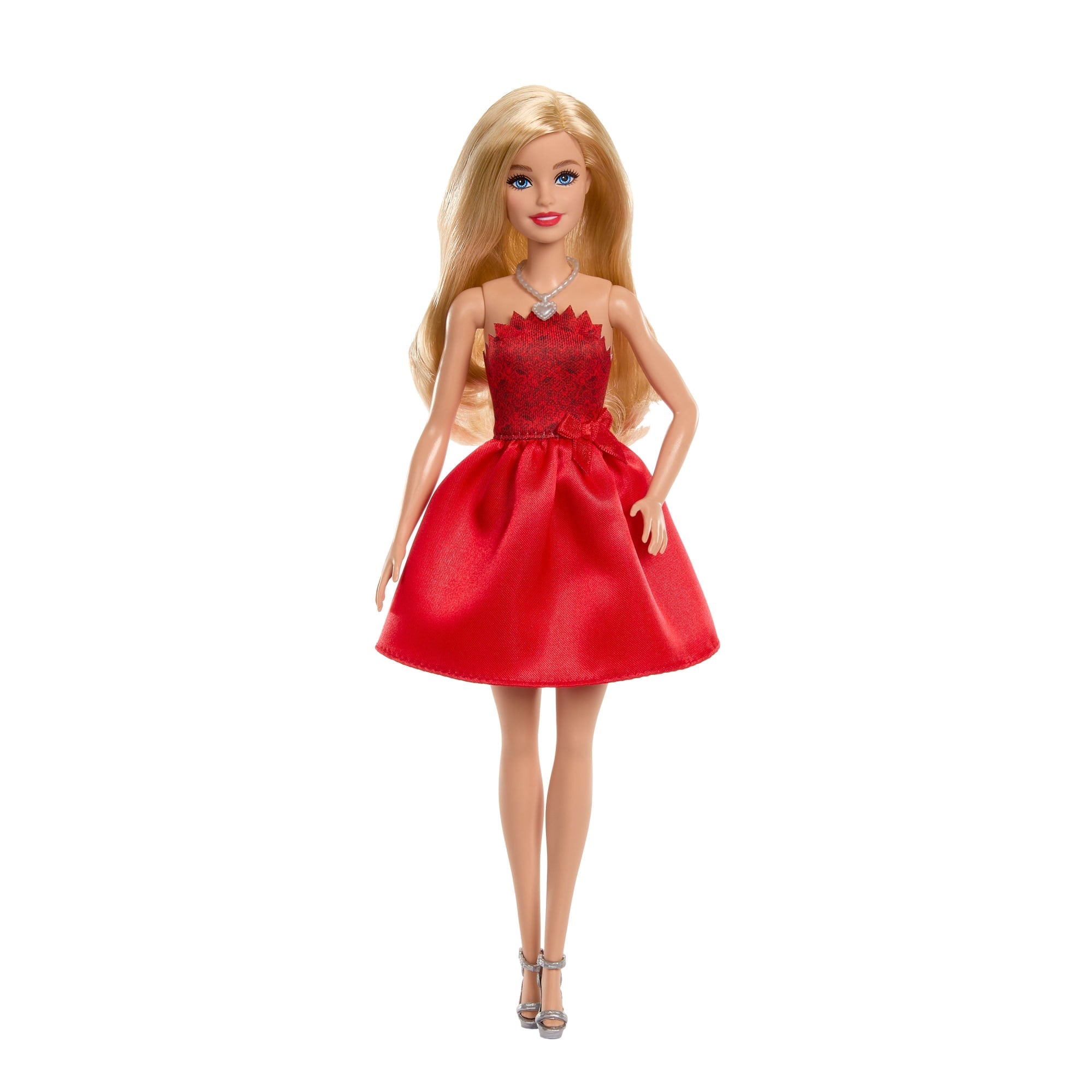 Barbie-Poupée Spécial 80Ème Anniversaire De Mattel-Avec Robe Rouge