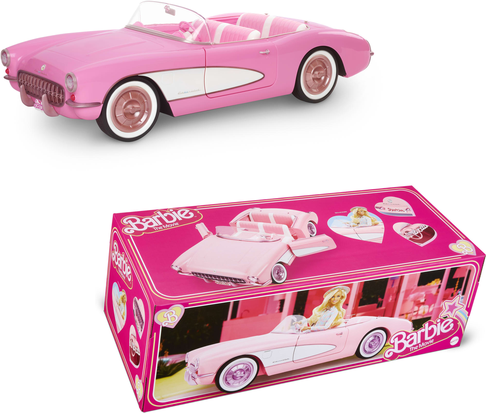 Barbie - Corvette - Voiture De Poupée - 6 Ans Et +