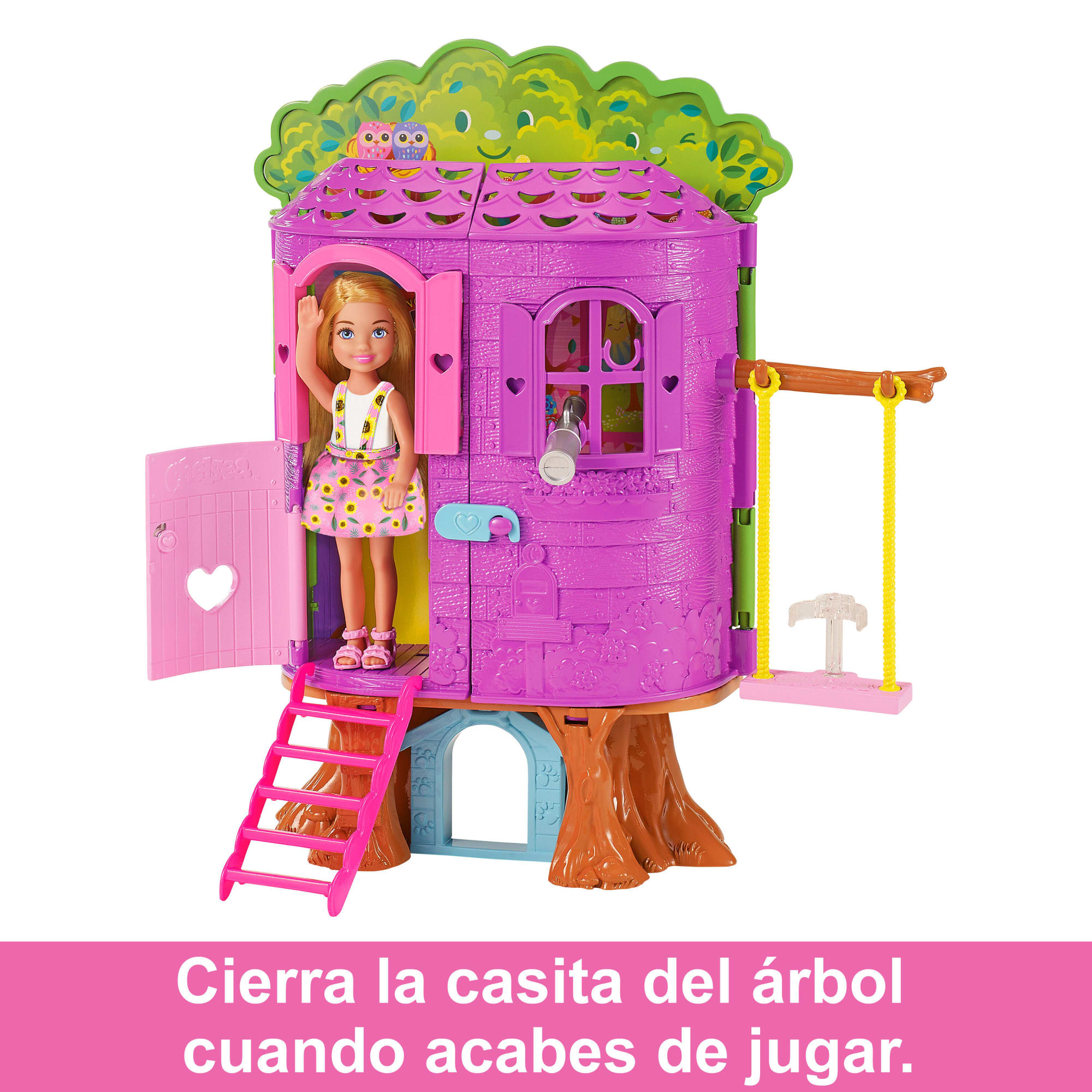 Barbie Chelsea Casa Del Árbol Set De Juego Para Muñecas +3 Años