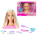 Bambola Barbie Testa Pettinabile, Con Capelli Biondi E 20 Accessori Per Creare Acconciature