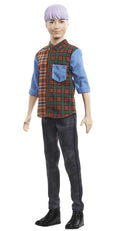 Barbie Ken Fashionistas Puppe Mit Lila Haar, Anziehpuppe, Modepuppe