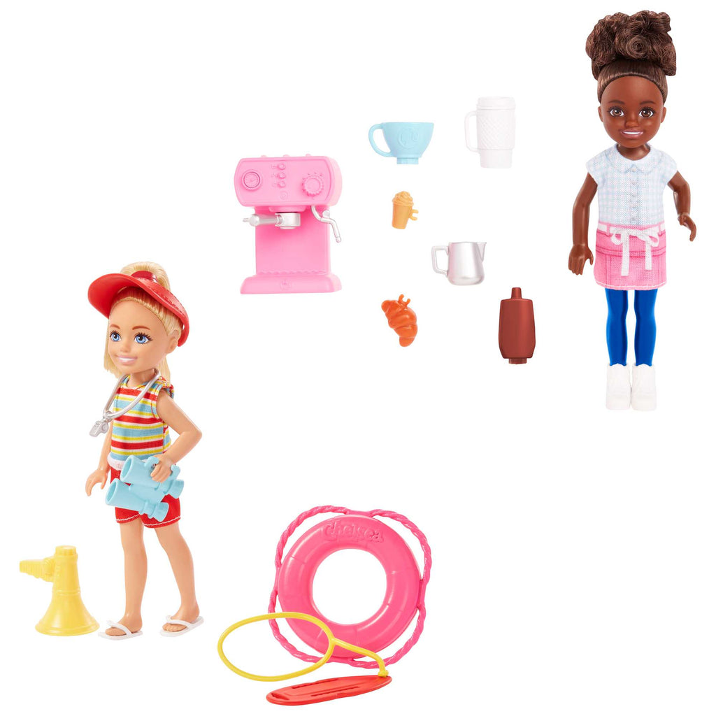 Barbie Toys, Chelsea Doll and Accessories, Can Be Career-Themed Small Dolls