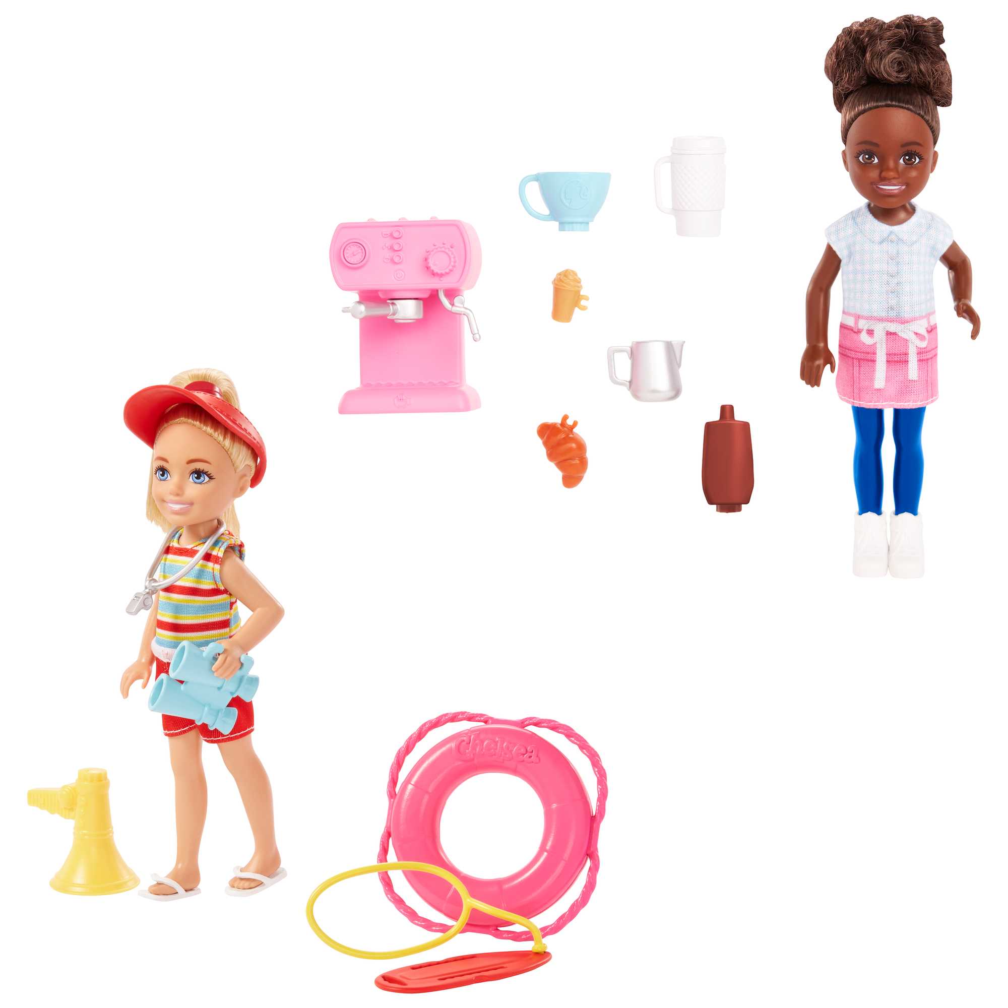 Barbie Toys, Chelsea Doll and Accessories, Can Be Career-Themed Small Dolls