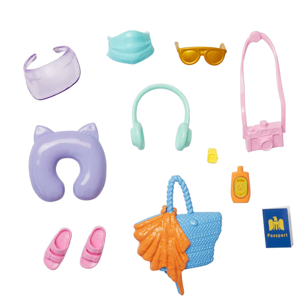 Barbie Accessori Assortimento Con 11 Pezzi A Tema Che Arricchiscono Le Storie Con Le Bambole Barbie