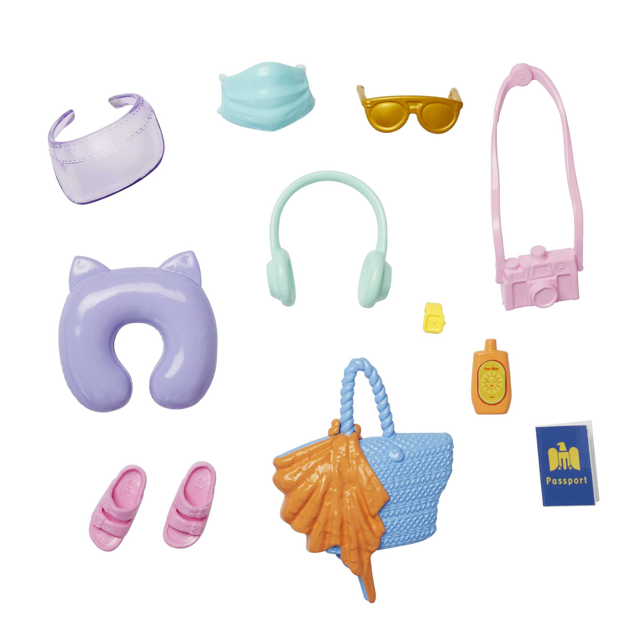Barbie Accessori Assortimento Con 11 Pezzi A Tema Che Arricchiscono Le Storie Con Le Bambole Barbie