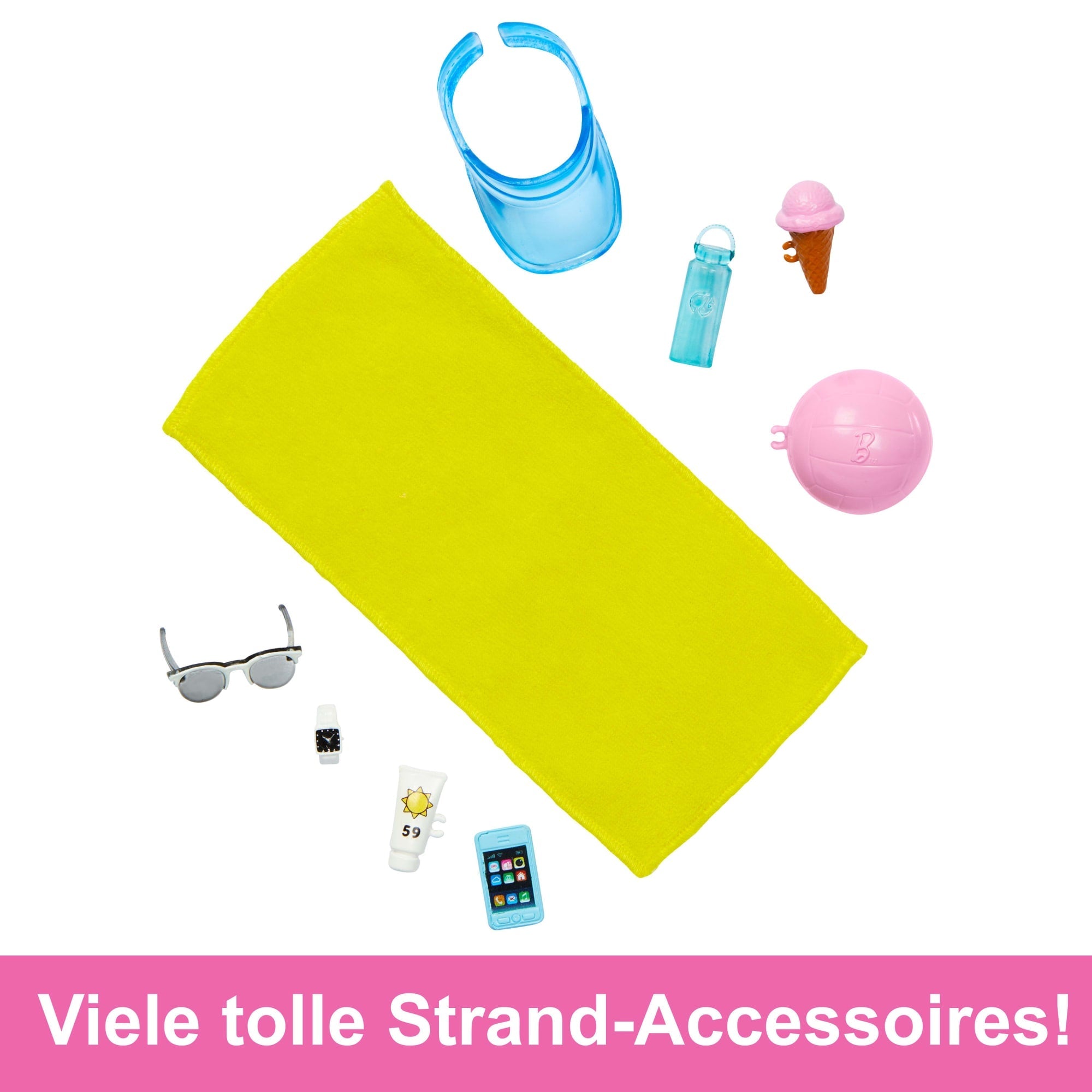 Blonde Ken-Puppe Mit Badehose Und Strand-Accessoires