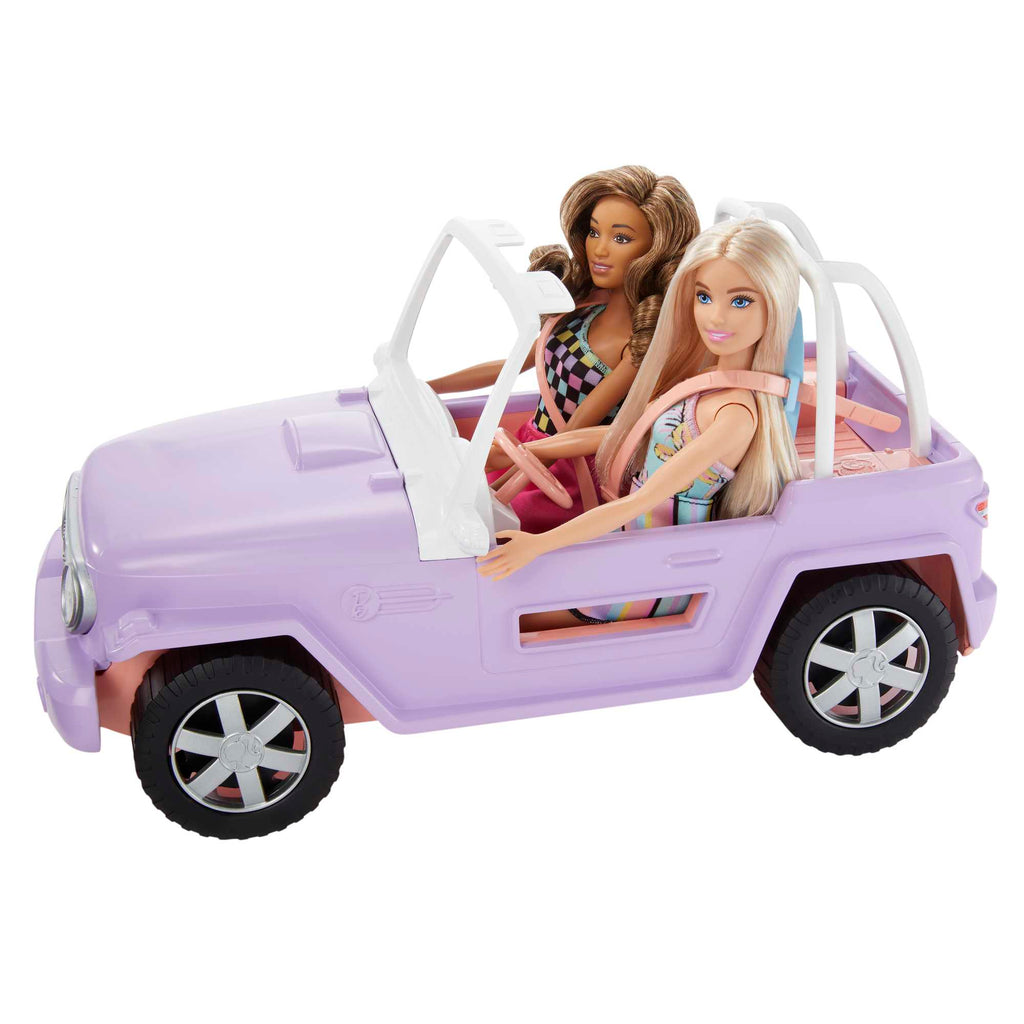 Barbie® Przejażdżka 2 lalki + samochód + motorówka Zestaw