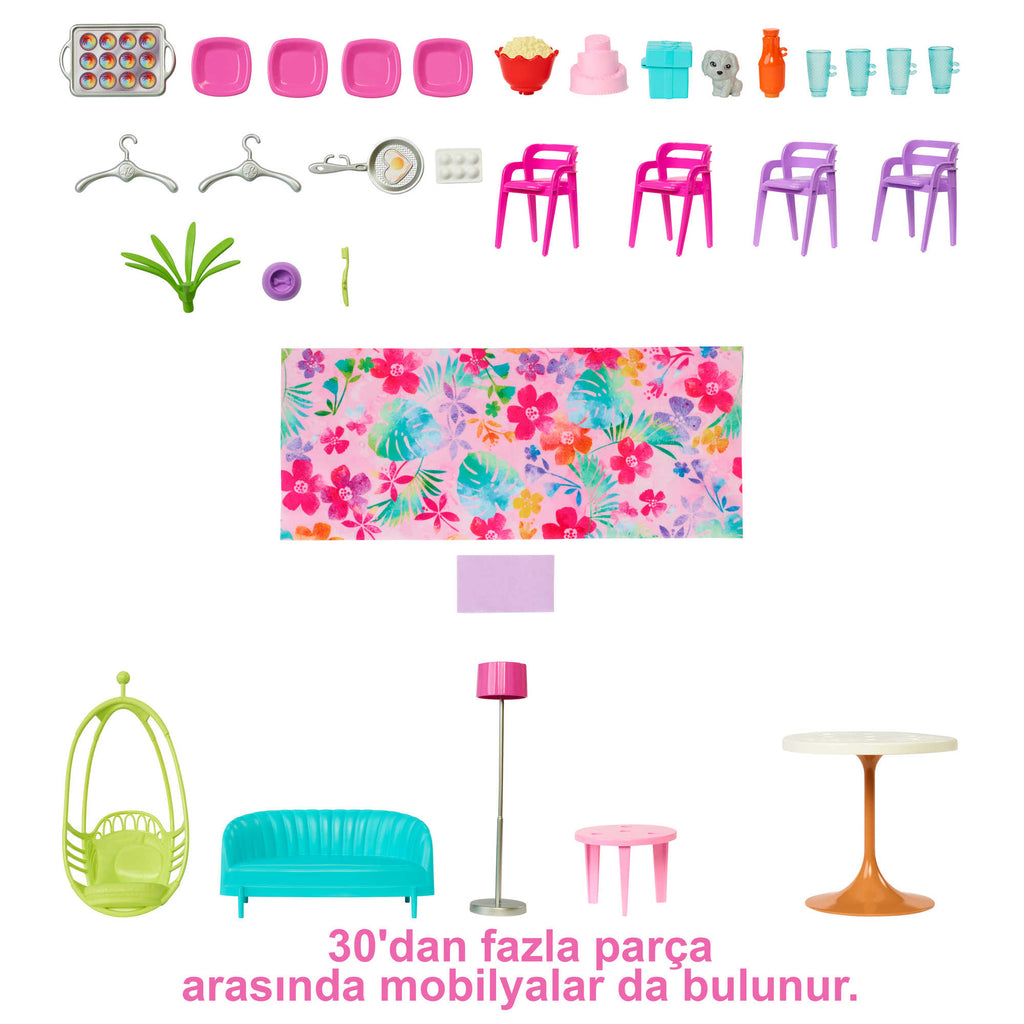 Barbie Tatil Evi Oyun Seti