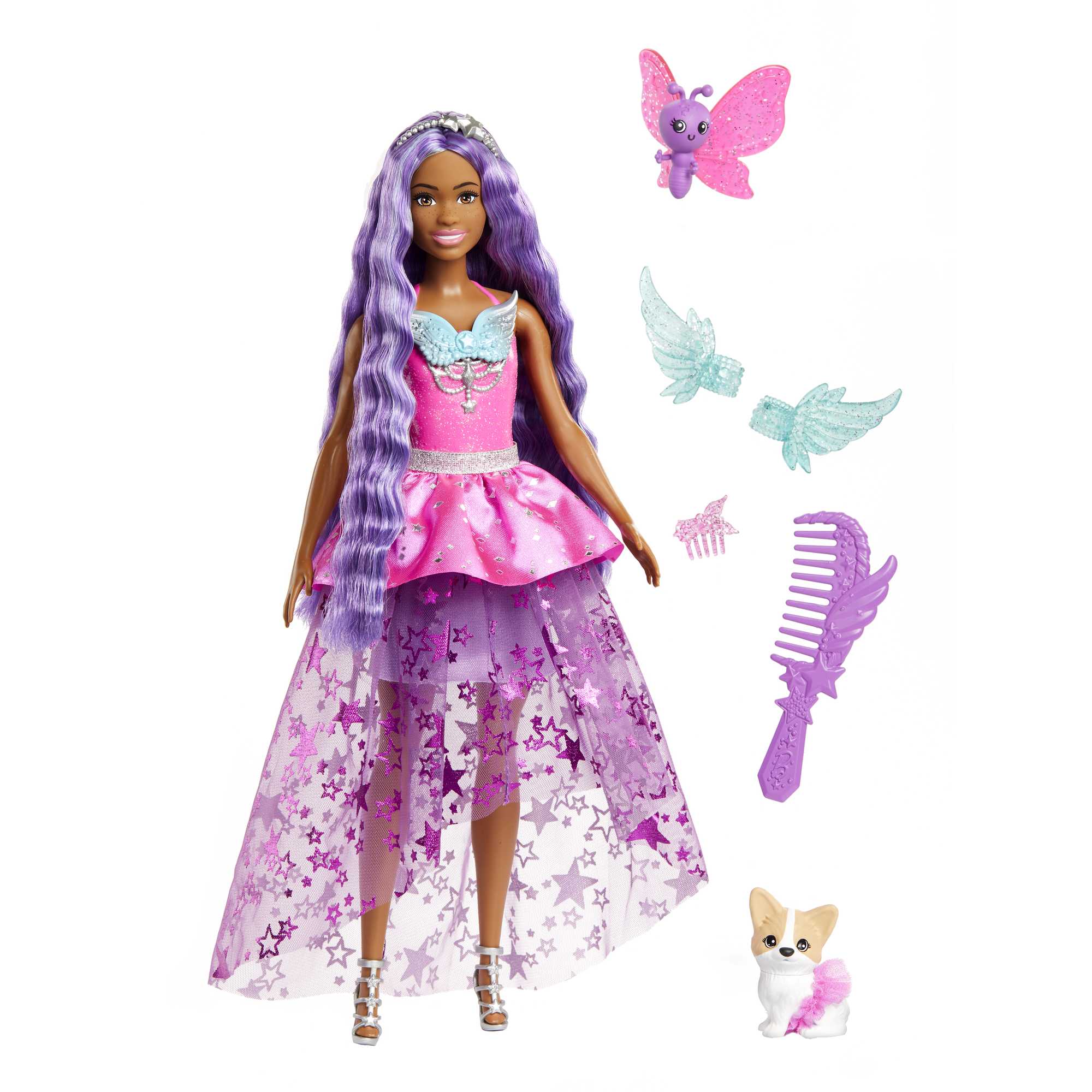 Barbie-A Touch Of Magic-Brooklyn-Poupée Avec 2 Animaux Féeriques