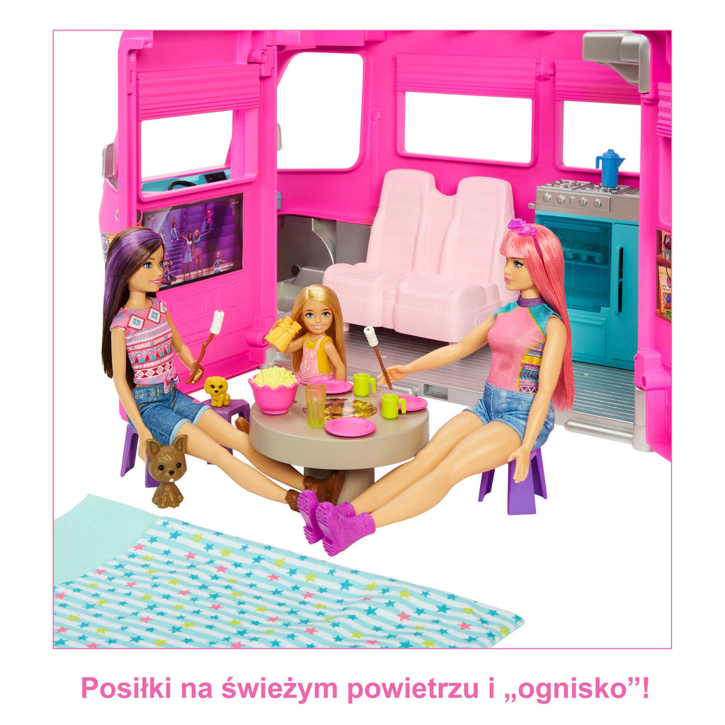 Barbie Kamper Marzeń Dreamcamper Zestaw do zabawy