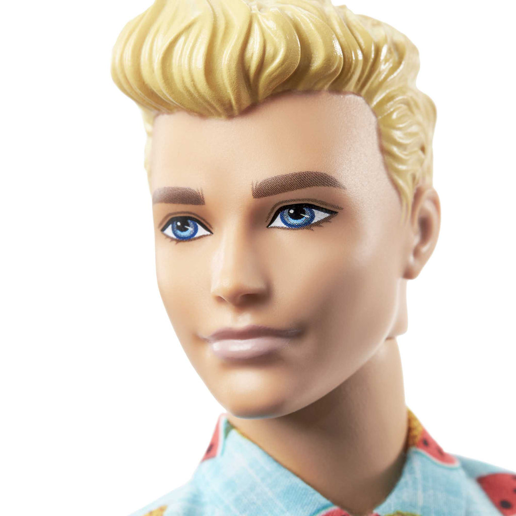 Barbie Ken Fashionistas Puppe Im Shirt Mit Früchteprint, Anziehpuppe