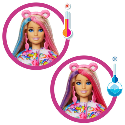 Barbie Cutie Reveal Care Bears Serie 2 Togetherness Bear Con 10 Sorprese, Bambola E Accessori