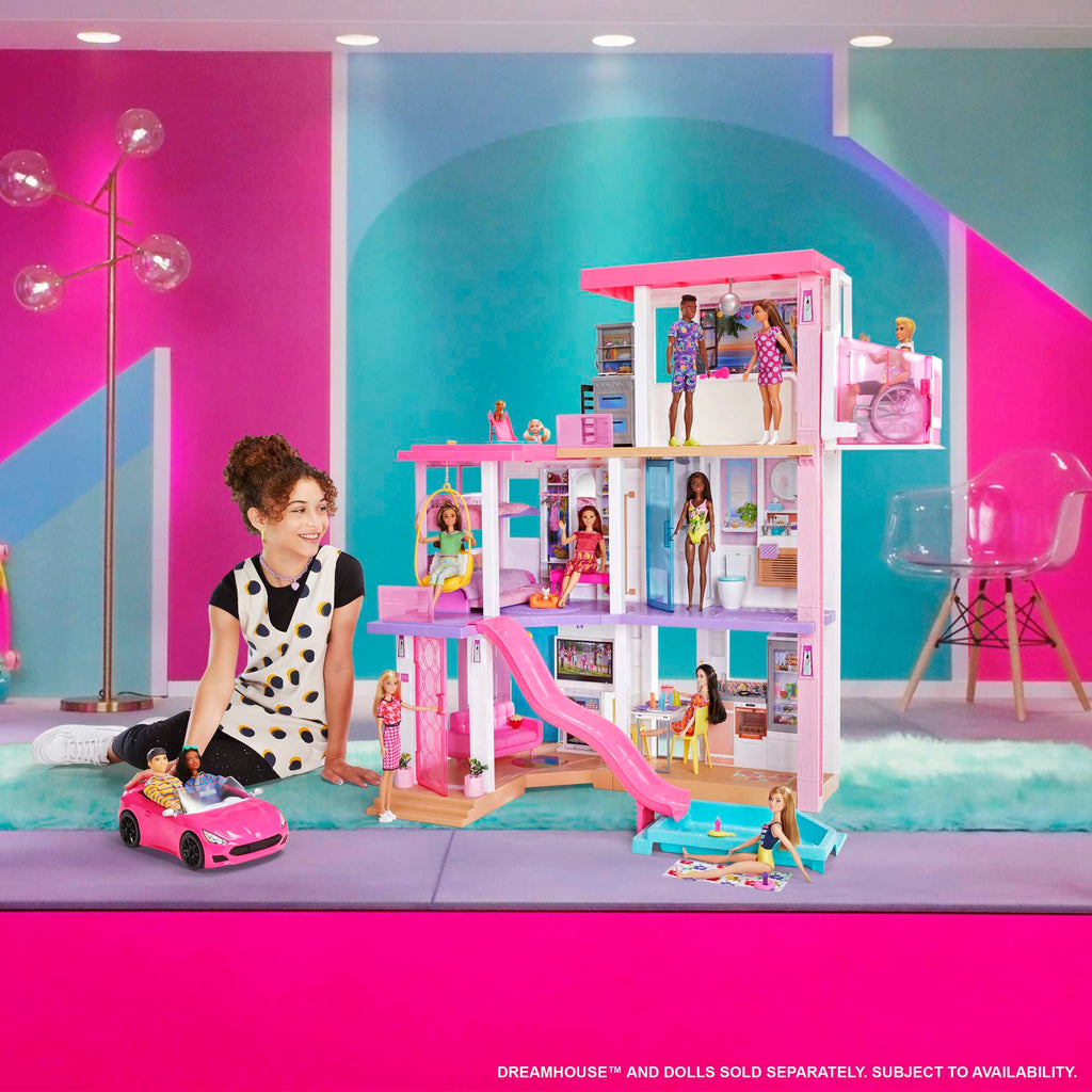 Barbie Auto Cabrio (Pink), Puppenauto, Zubehör
