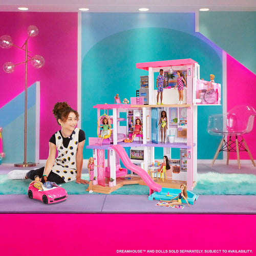 Barbie Auto Cabrio (Pink), Puppenauto, Zubehör