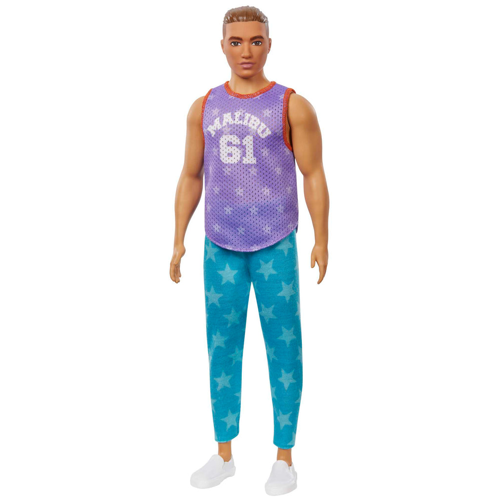 Barbie Ken Fashionistas Puppe Im Sternen Jersey, Anziehpuppe
