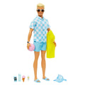 Blonde Ken-Puppe Mit Badehose Und Strand-Accessoires