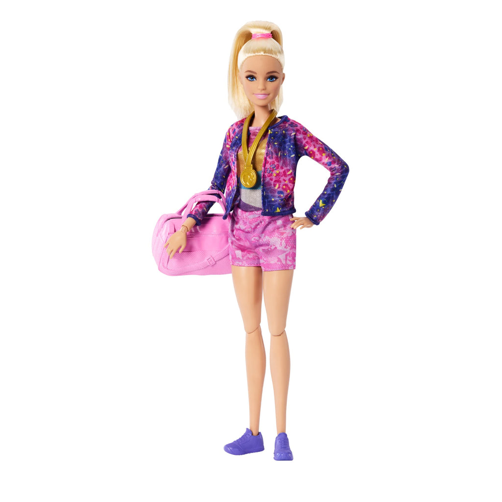Barbie-Gymnastique-Coffret Avec Poupée Et Plus De 10 Accessoires