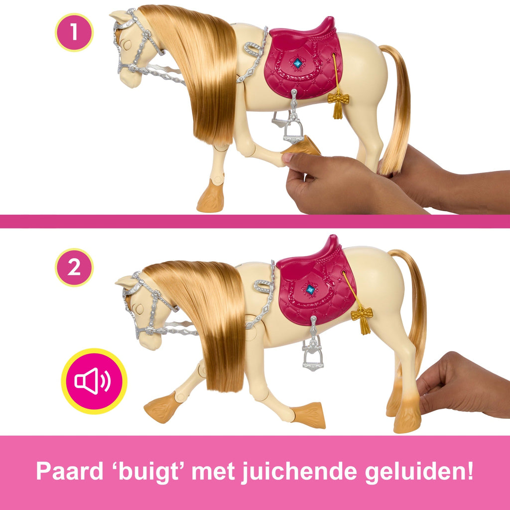 Barbie Mysteries: The Great Horse Chase, Interactief Speelgoedpaard Met Geluiden, Muziek En Accessoires