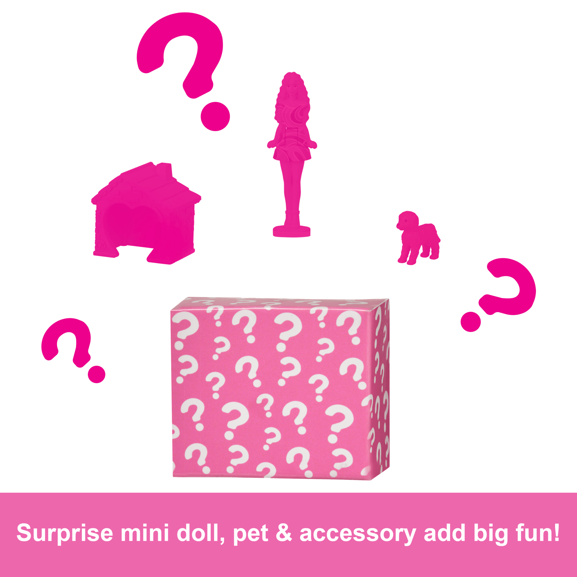 Barbie Mini Barbieland Doll House Playsets With 1.5-Inch Doll, Furniture & Accessories (Styles May Vary)