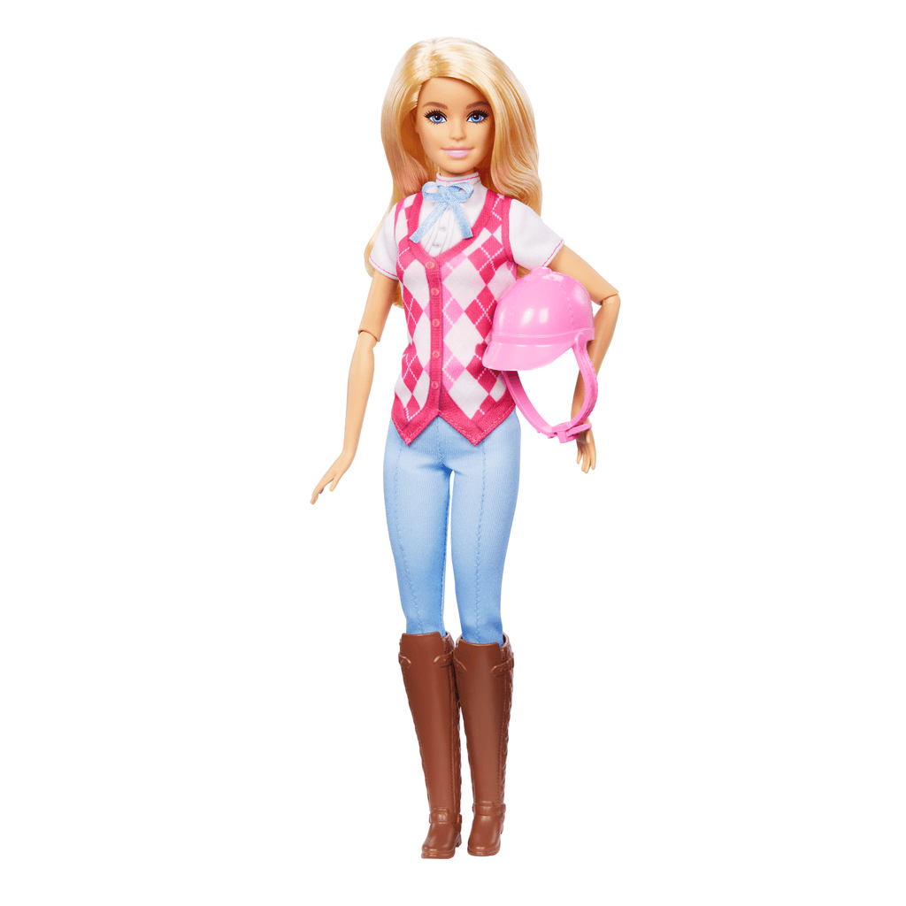 Barbie Dżokejka Malibu Lalka filmowa w stroju jeździeckim