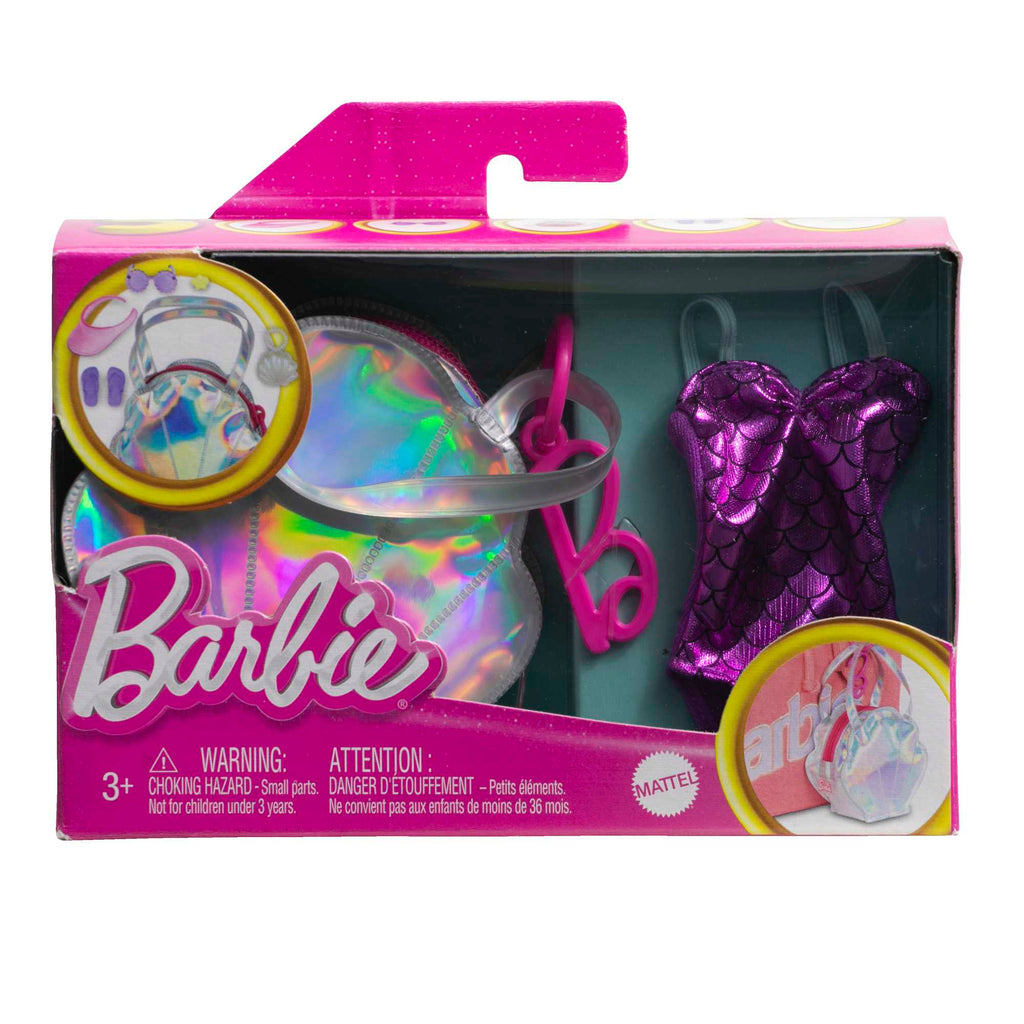 Barbie - Assortiment De Sacs De Mode - Poupée Mannequin - 3 Ans Et +