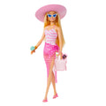 Blonde Barbie-Puppe Mit Badeanzug Und Strand-Accessoires