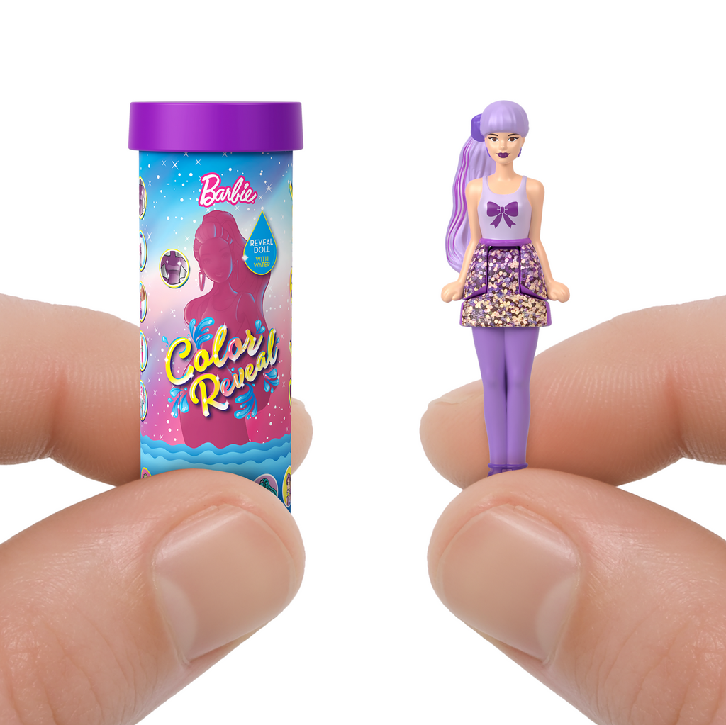 Barbie - Poupées Mini Barbieland - Assortiment Color Reveal 3,8 Cm