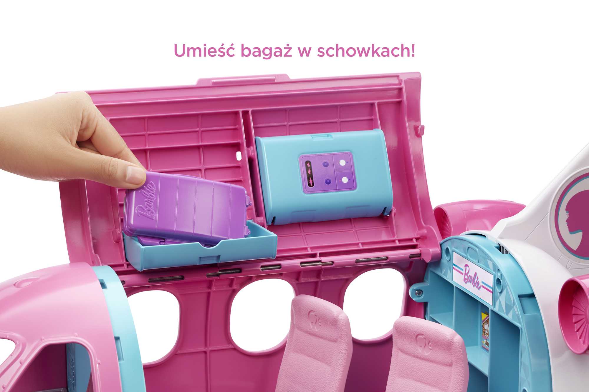 Barbie® Dreamhouse Adventures™ Samolot Barbie Zestaw + lalka