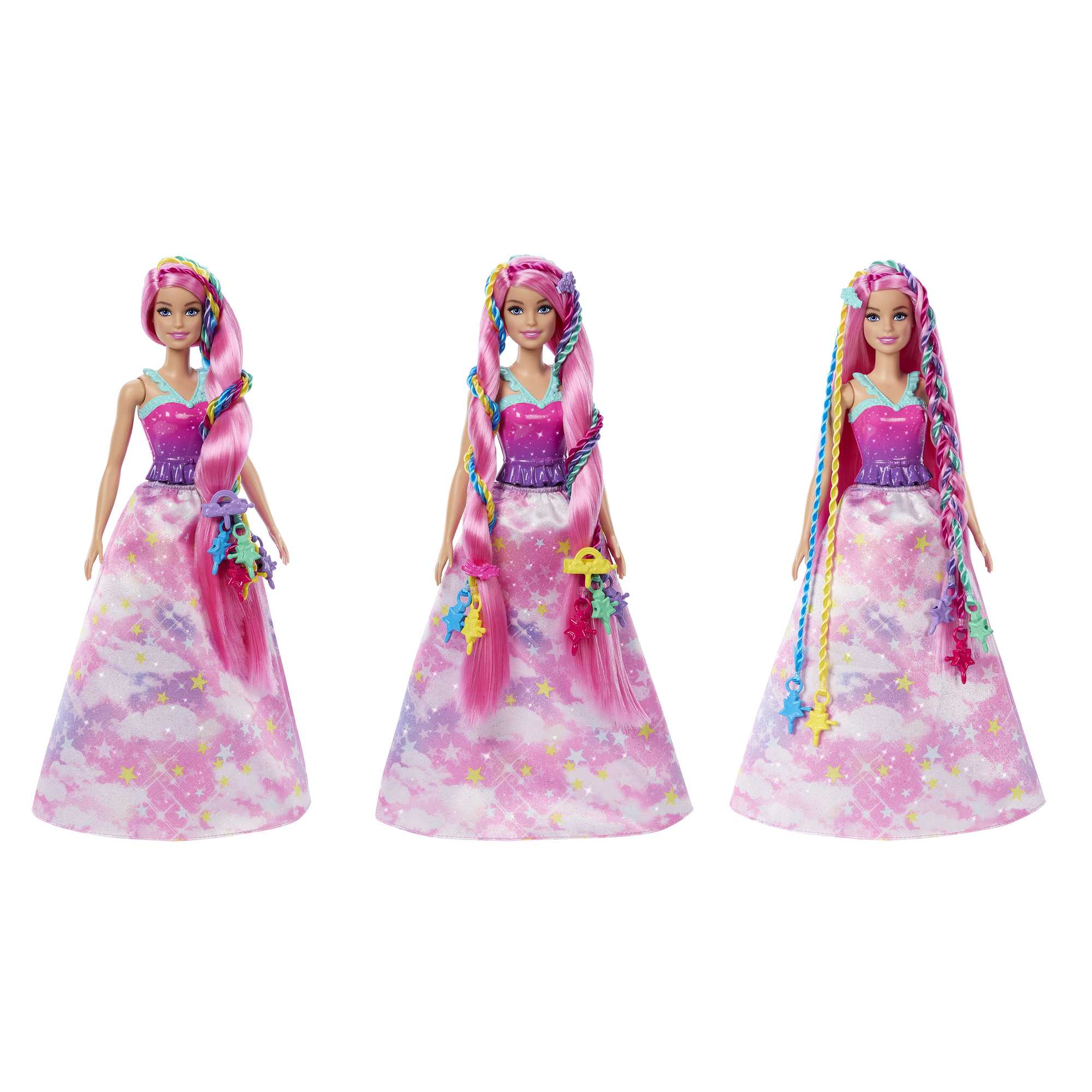 Barbie-Barbie Royal Tresses Magiques-Coffret Poupée Et Accessoires