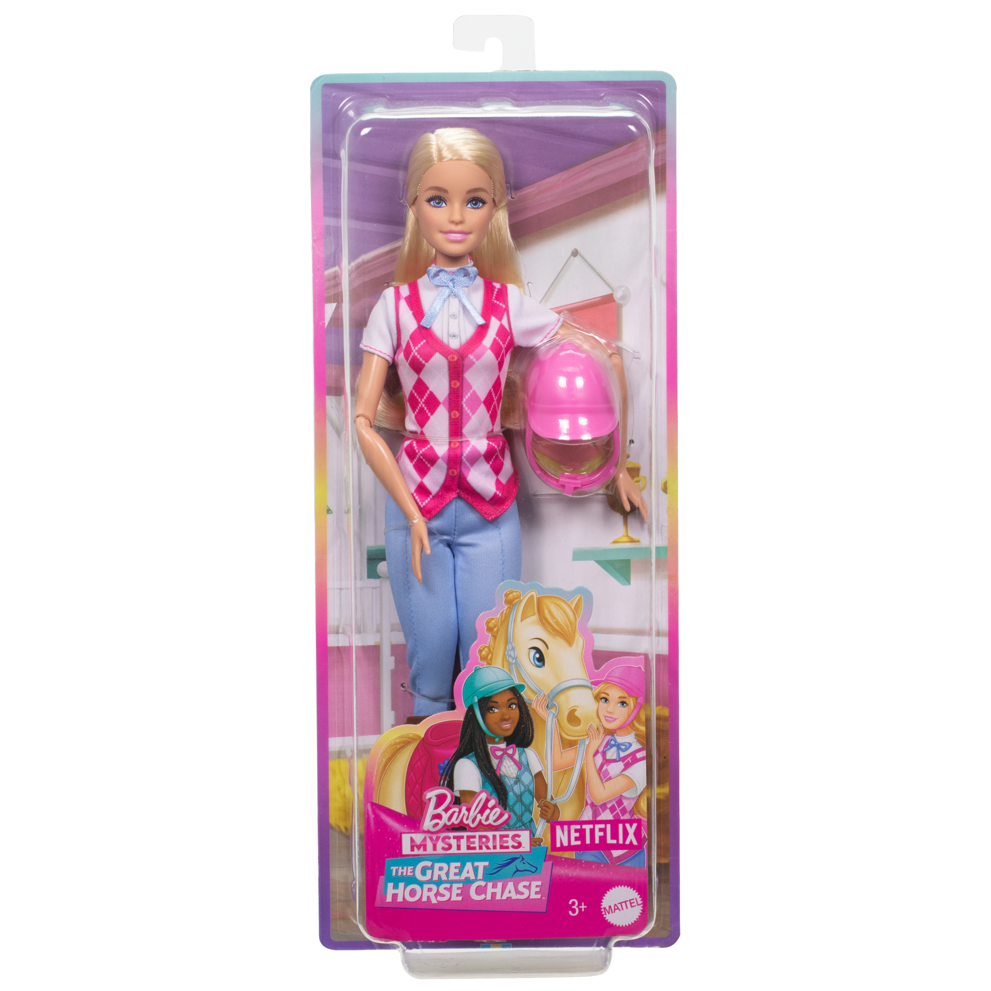 Muñeca Barbie Malibu De “Barbie Mysteries: The Great Horse Chase” Con Accesorios Y Ropa De Montar