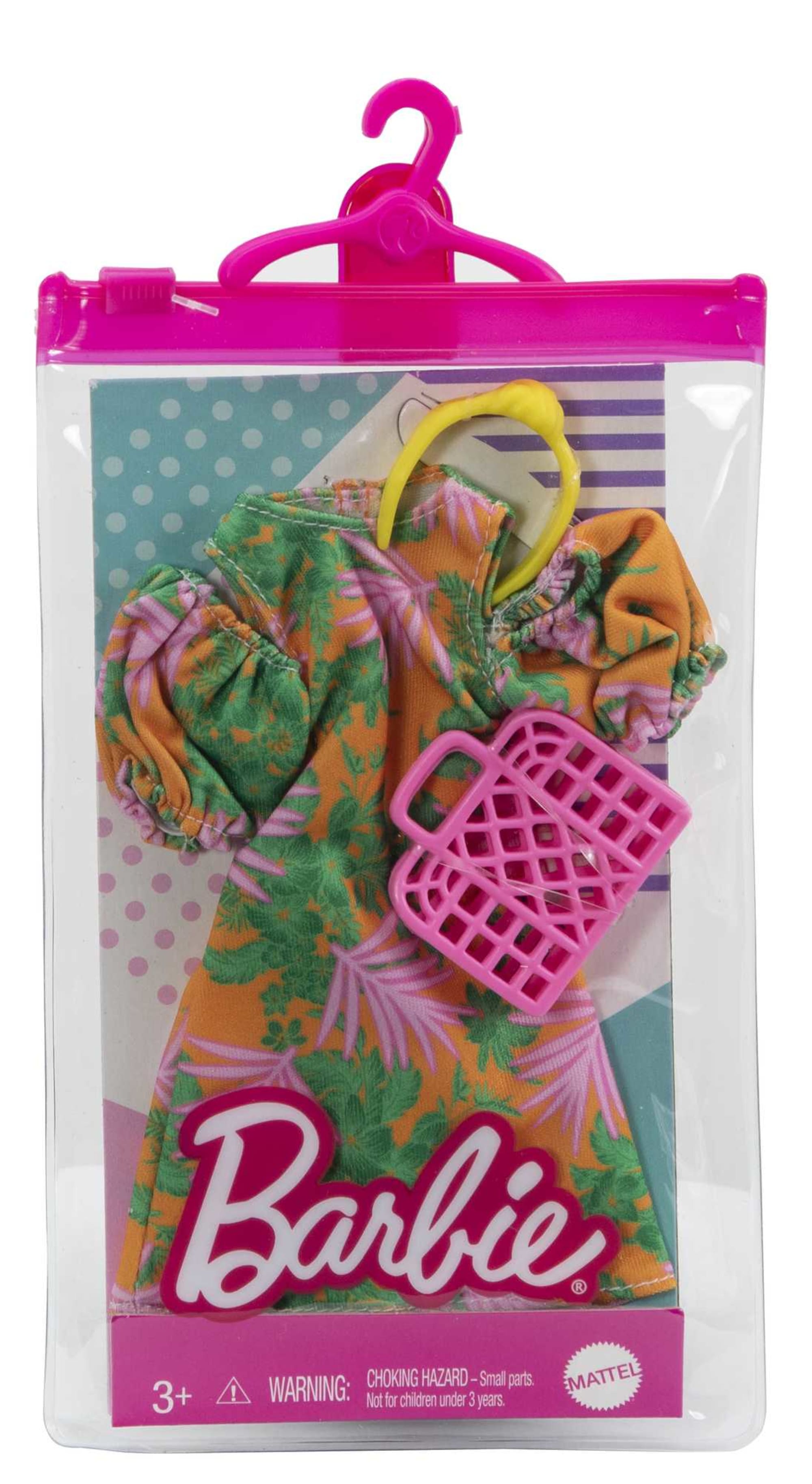 Surtido De Ropa De Muñecas De Moda Barbie, 1 Conjunto Y 2 Accesorios Para Las Muñecas Barbie