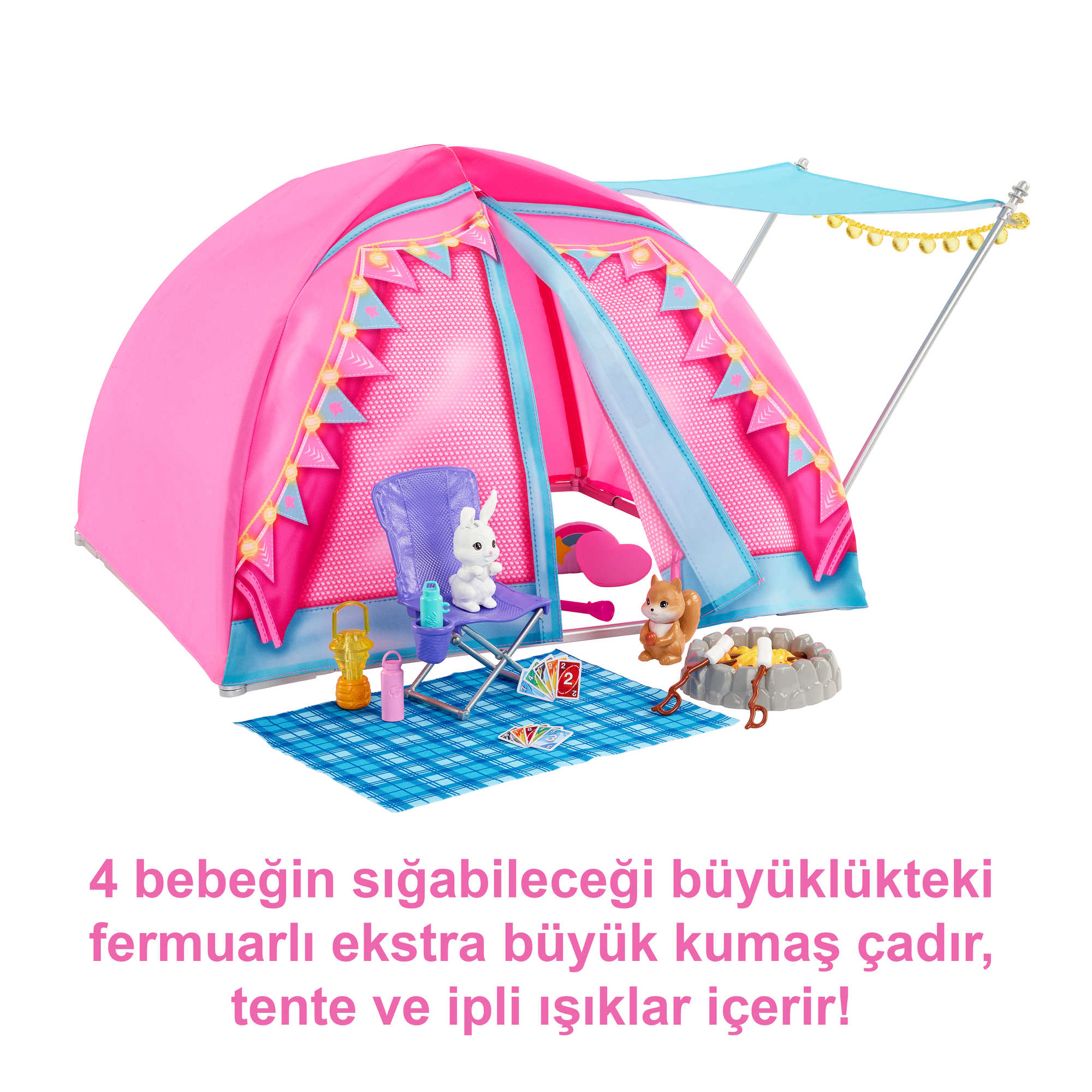 Barbie® Malibu ve Brooklyn Kampta Oyun Seti