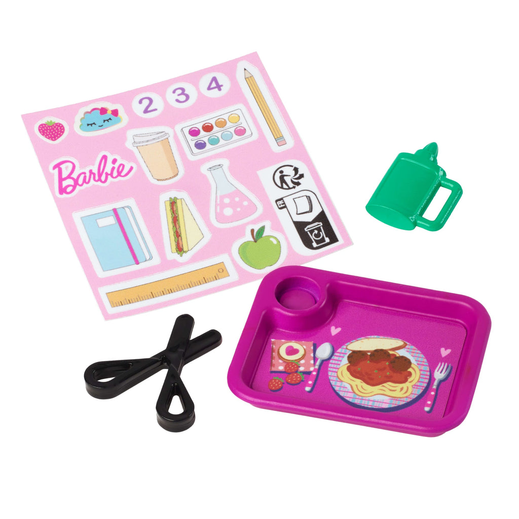Barbie-Puppe Lehrerin Mit Brünetter Modepuppe, 1 Kleinkind-Puppe Und Unterrichtszubehör