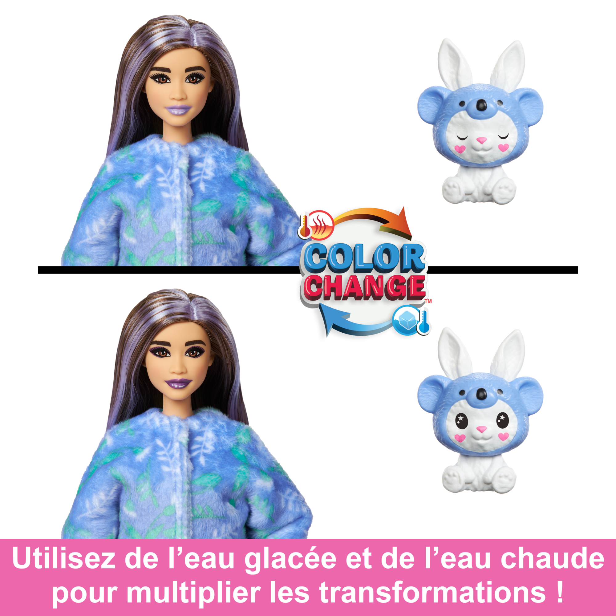 Barbie-Cutie Reveal-Poupée Sur Le Thème Des Costumes, Lapin Koala