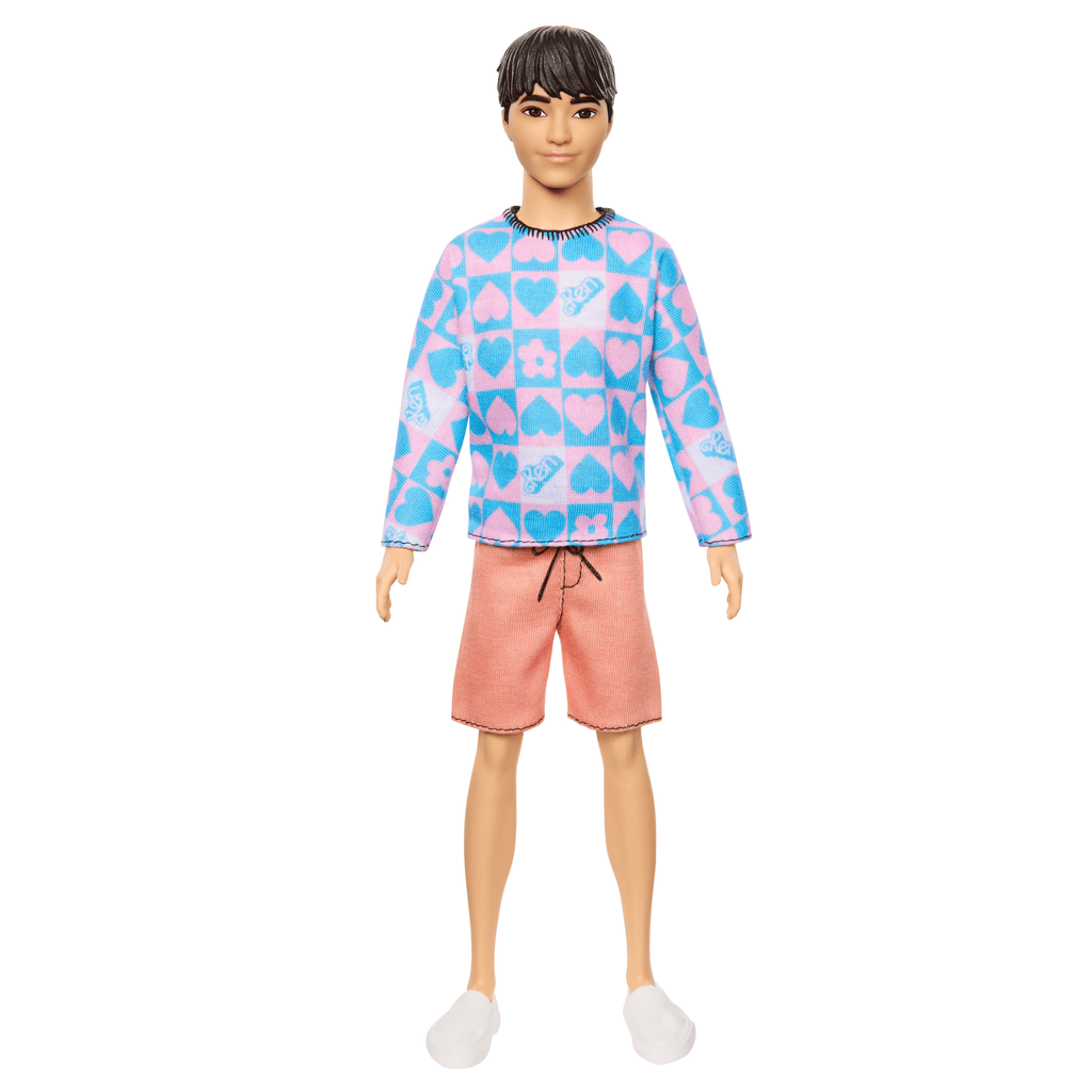 Barbie Fashionistas Ken-Puppe Nr. 219 Mit Schlankem Körper Und Abnehmbarem Outfit