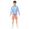 Barbie Fashionistas Ken-Puppe Nr. 219 Mit Schlankem Körper Und Abnehmbarem Outfit