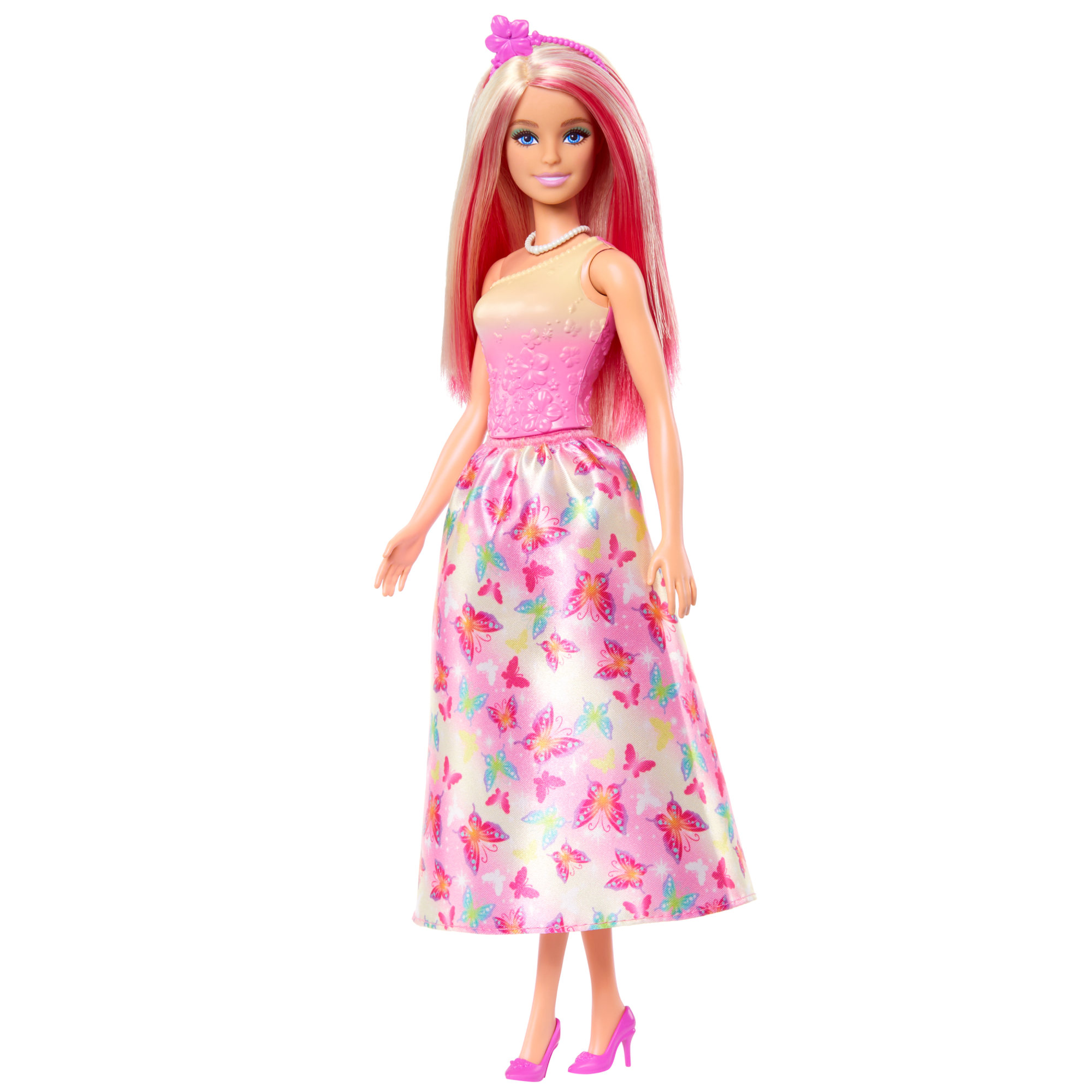 Barbie-Poupées Sirènes Avec Cheveux Et Nageoire Colorés Et Serre-Tête