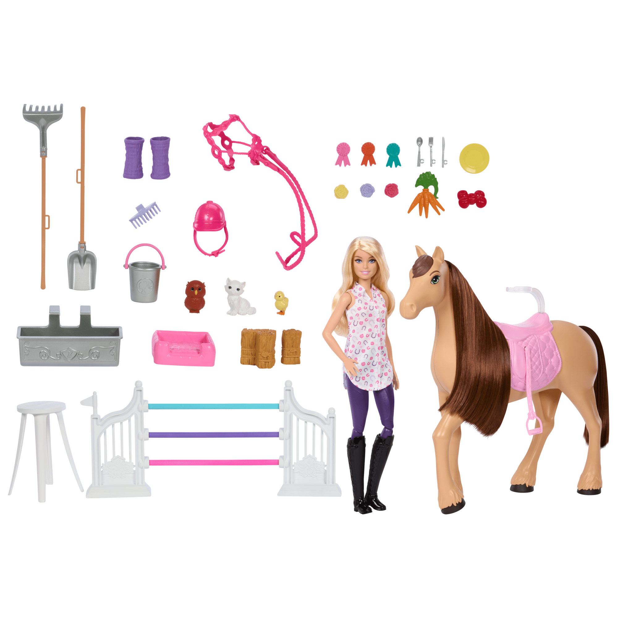 Barbie Mysteries The Great Horse Chase Barbie Σετ Στάβλος Με Κούκλα, Άλογο Και Αξεσουάρ, 25+ Κομμάτια